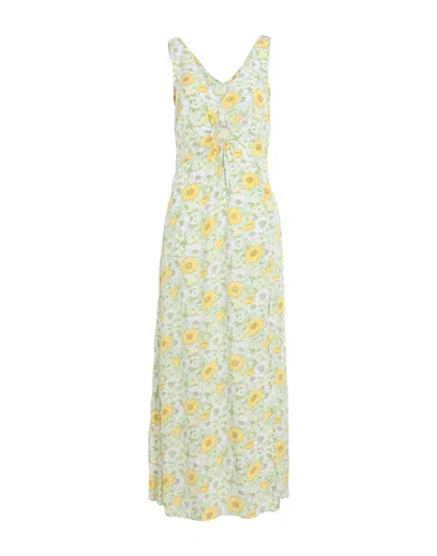 Other Stories &  Woman Maxi Dress Light Green Size 12 Viscose