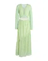 Other Stories &  Woman Maxi Dress Lime Green Size M Recycled Polyester, Elastane In Green