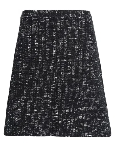 Other Stories &  Woman Mini Skirt Black Size M Organic Cotton, Polyester