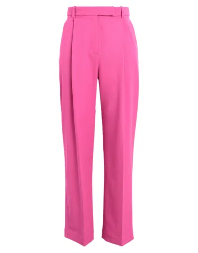 Other Stories &  Woman Pants Fuchsia Size 8 Polyester, Wool, Elastane In Pink
