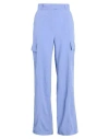 Other Stories &  Woman Pants Light Blue Size 8 Ecovero Viscose, Linen In Blue