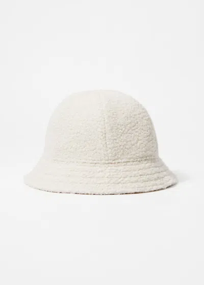 Other Stories Boucle Bucket Hat In White