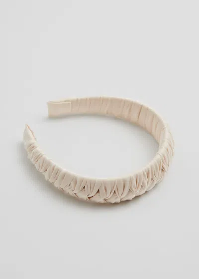 Other Stories Braided Alice Headband In White