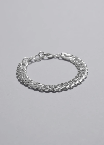Other Stories Cable Chain Bracelet In Silver