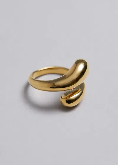 Other Stories Chunky Open Ring In Gold