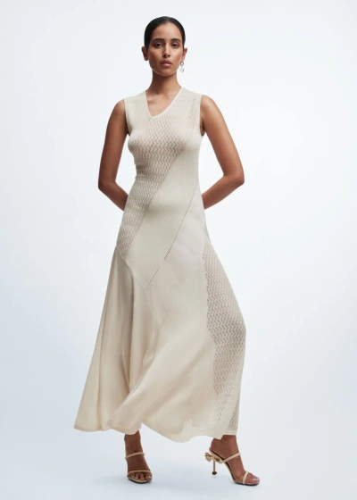 Other Stories Contrast-panel Maxi Dress In White | ModeSens