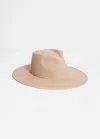 Other Stories Fedora Felt Hat In Rust