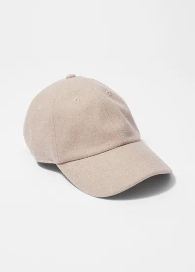 Other Stories Felt Baseball Cap In Multi