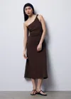 OTHER STORIES ONE-SHOULDER MIDI DRESS