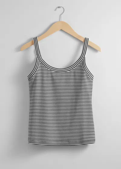 Other Stories Scoop-neck Tank Top In White