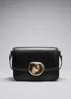 OTHER STORIES SCULPTURAL BUCKLE LEATHER BAG