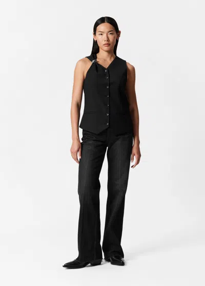 Other Stories Straight Jeans In Black