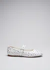 OTHER STORIES STUDDED LEATHER BALLET FLATS