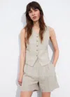 OTHER STORIES TAILORED LINEN SHORTS