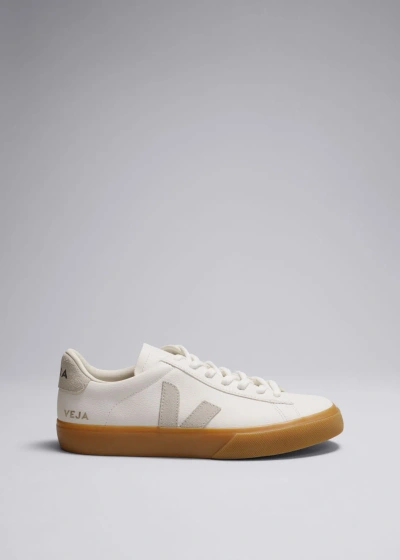 Other Stories Veja Campo Leather Sneakers In White