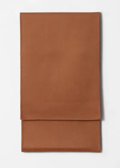 Other Stories Wool-blend Felt Scarf In Beige