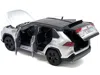 Other Toyota Rav4 Hybrid Xse Silver Metallic With Black Top And Sunroof 1/24 Diecast Model Car