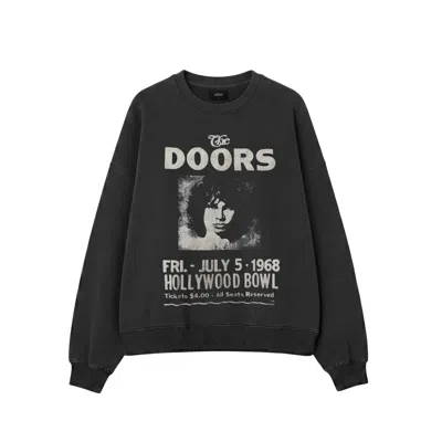 Other Uk Black / Grey The Doors Hollywood Bowl Sweatshirt In Multi