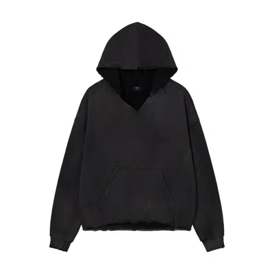 Other Uk Distressed Hoodie - Aged Black - Women