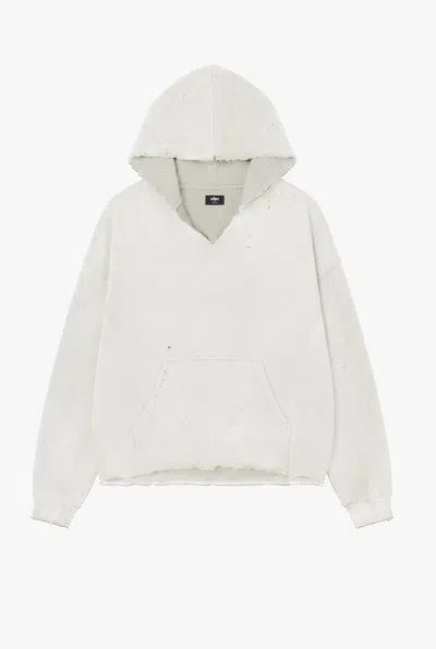 Other Uk Distressed Hoodie - Aged  White - Women In Neutral