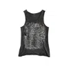 Other Uk Men's Black / Grey Cheetah Destroyed Tank In Multi