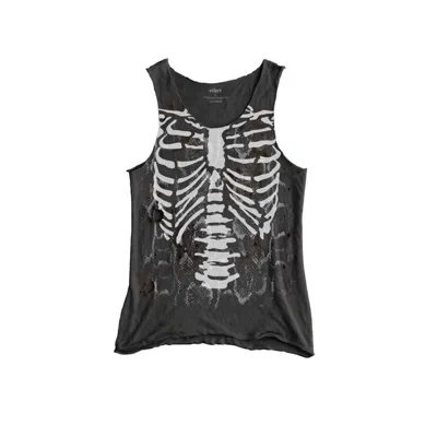 Other Uk Men's Black / Grey Skeleton Destroyed Tank In Multi