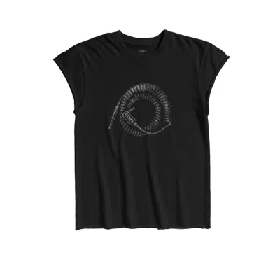 Other Uk Men's Black Guitar Cable Rocker Tee