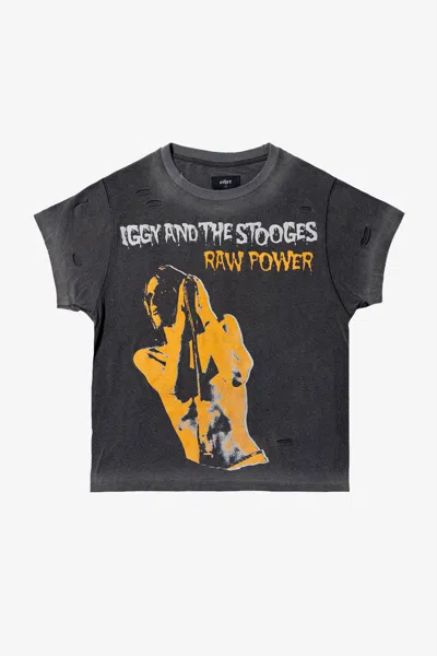 Other Uk Men's Black Iggy & The Stooges Raw Power Vintage T-shirt