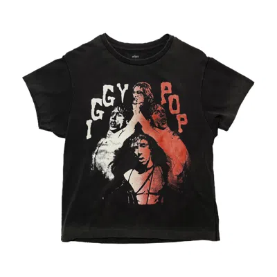 Other Uk Men's Black Iggy Pop Vintage T-shirt
