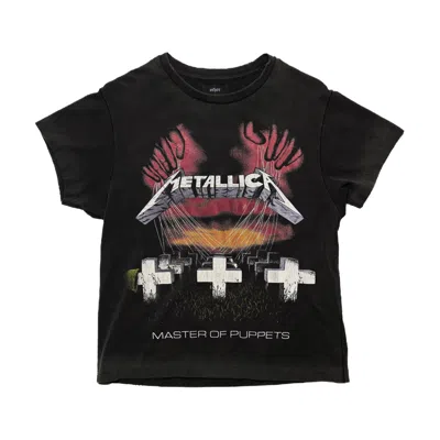 Other Uk Men's Black Metallica Master Of Puppets Vintage T-shirt