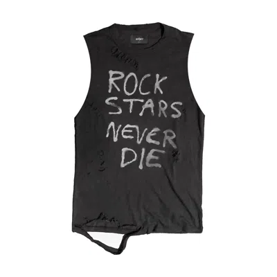 Other Uk Men's Black Rock Stars Never Die Thrasher Tank