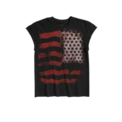Other Uk Men's Black Stars & Stripes Rocker Tee