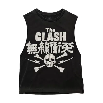 Other Uk Men's Black The Clash Japan Vintage Tank