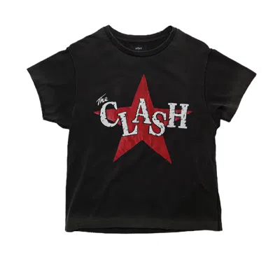 Other Uk Men's Black The Clash Star Vintage Band T-shirt