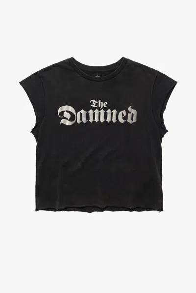 Other Uk Men's Black The Damned Raw Edge T-shirt