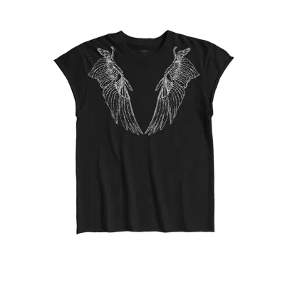 Other Uk Men's Black Wings Rocker Tee