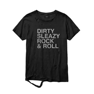 Other Uk Men's Dirty Sleazy Rock & Roll Thrasher T-shirt - Aged Black