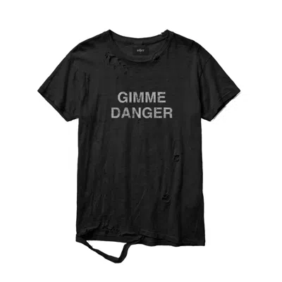 Other Uk Men's Gimmie Danger Thrasher T-shirt - Aged Black
