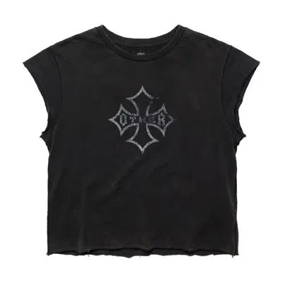 Other Uk Men's Icon Vintage Issue Raw Edge T-shirt - Worn Black