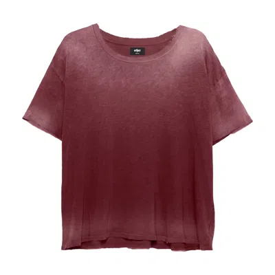 Other Uk Men's Red Decay Tee -  Aged Oxblood