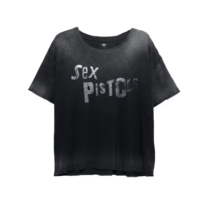 Other Uk Men's Sex Pistols Logo Decay Tee - Black Ink