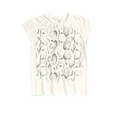 Other Uk Men's Snake Rocker Tee - White In Neutral