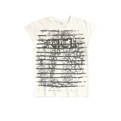 Other Uk Men's White Fuck Leopard Rocker Tee