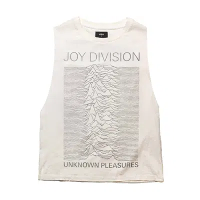 Other Uk Men's White Joy Division Unknown Pleasures Vintage Tank