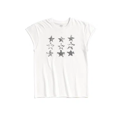 Other Uk Men's White Stars Rocker Tee