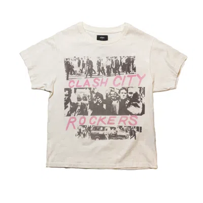 Other Uk Men's White The Clash City Rocker Vintage Band T-shirt