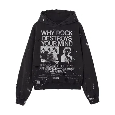 Other Uk Rock Music Destroys Print Studio Hoodie - Aged Black - Women