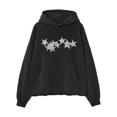 Other Uk Stars Raw Edge Hoodie - Aged Black - Women