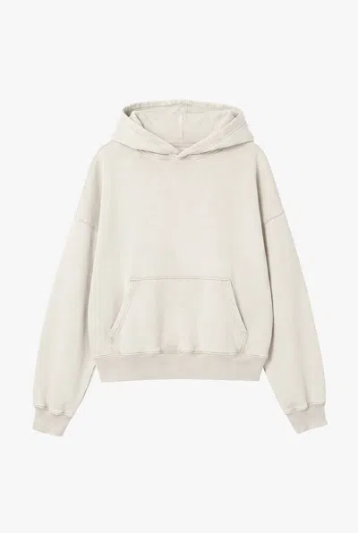 Other Uk Vintage Issue Oversized Cropped Hoodie - Vintage White