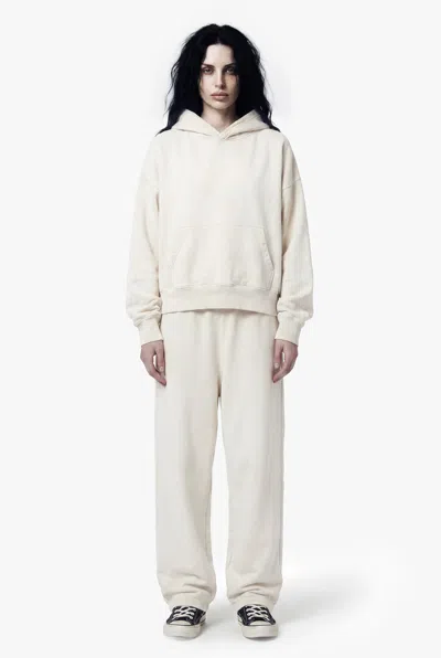 Other Uk Vintage Issue Oversized Cropped Hoodie - Vintage White-women